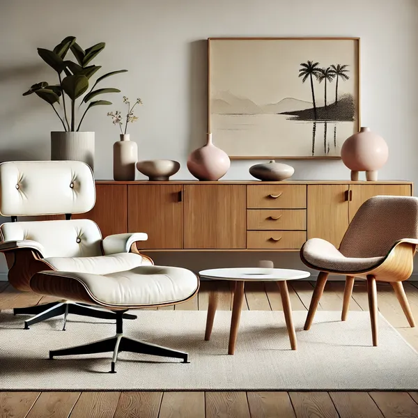 Mid Century Modern Interiors 1. Furniture with Character