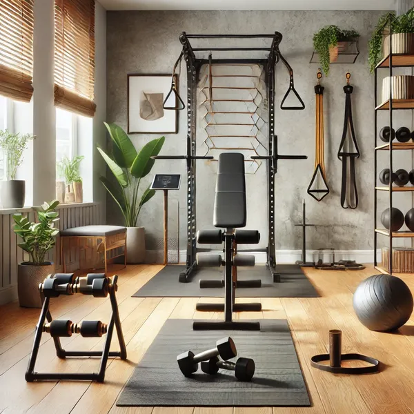 Modern Home Gym Ideas 2. Select Functional, Space Saving Equipment