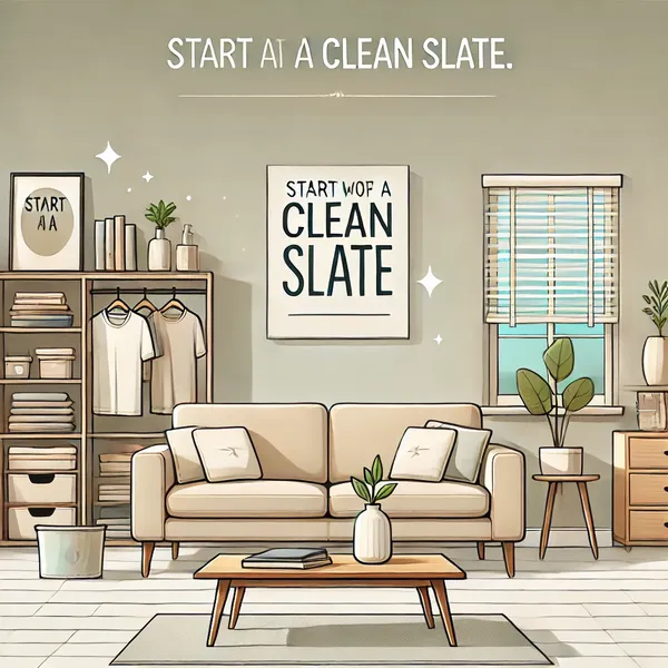 Modern Home Staging Tips 1. Start with a Clean Slate