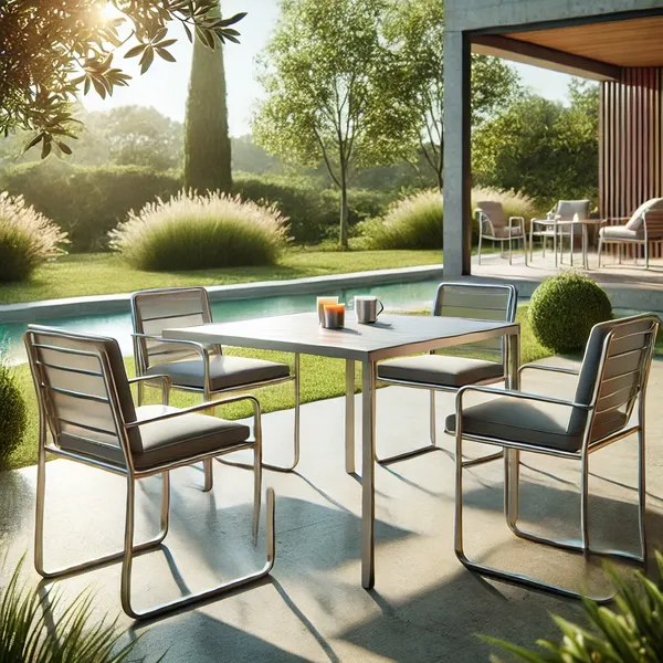 Modern Outdoor Furniture 2. Aluminum Furniture