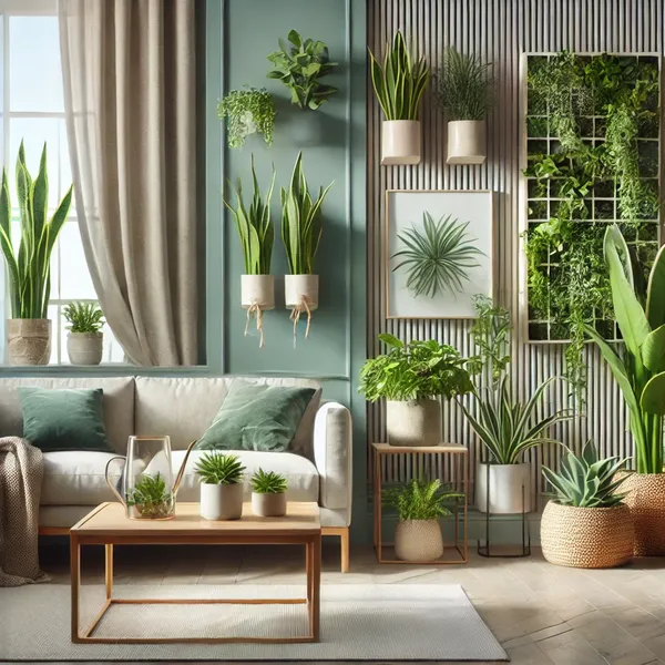 Sustainable Modern Decor 4. Indoor Plants