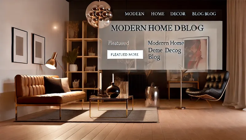 A featured image for a modern home decor store