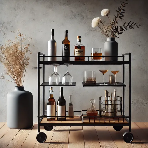 Bar Cart Basics laying the groundwork