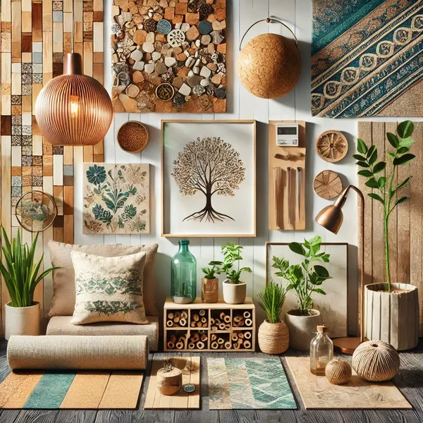 Sustainable Modern Decor 1. Eco friendly Materials